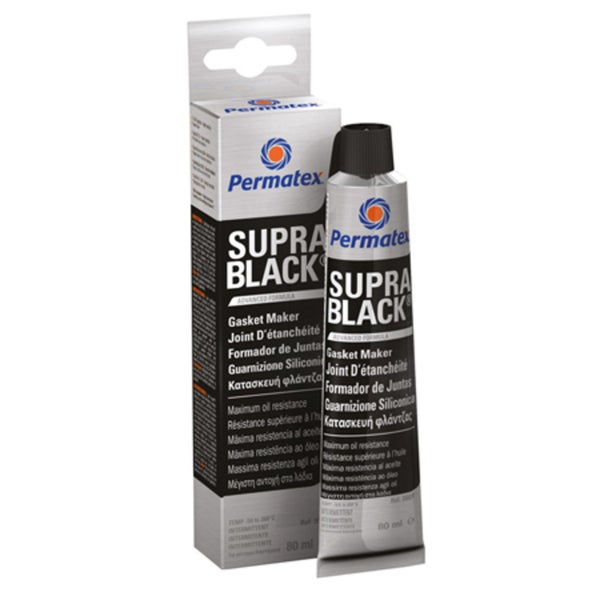 Permatex tiivistesilikoni Supra Black 80ml