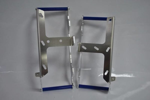 AXP Radiator Braces Blue Spacers Yamaha YZ125 02-18