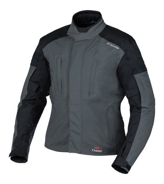 Sweep Pro Land naisten laminoitu ajotakki, harmaa/musta